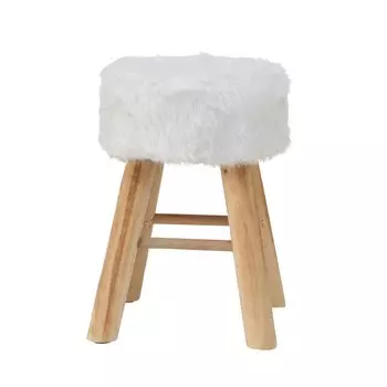 Табурет (to4rooms) белый 30x41x30 см.