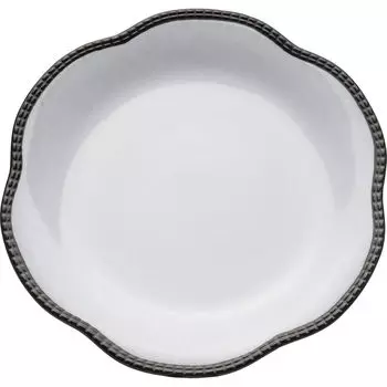 Тарелка barock (kare) черный 28x3x28 см.