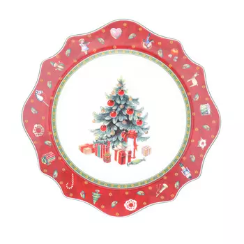 Тарелка bordo 26 см (repast) красный