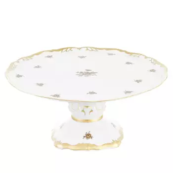 Тарелка для торта золотая роза (queen s crown) золотой