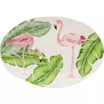 Тарелка flamingo (kare) мультиколор 40x4x29 см.