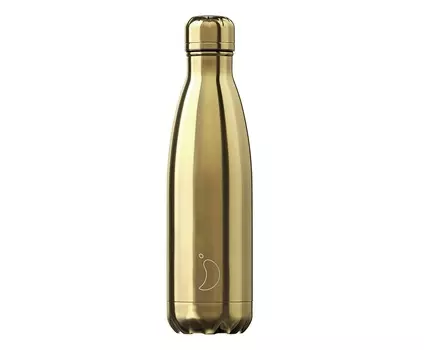 Термос chrome gold (chilly s bottles) золотой 7x26x7 см.