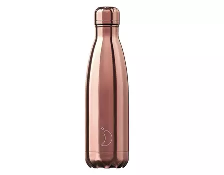 Термос chrome rose gold (chilly s bottles) розовый 7x26x7 см.