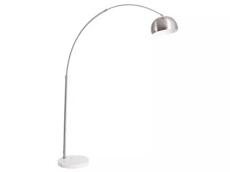 Торшер arco (arte lamp) серебристый 38x185x178 см.