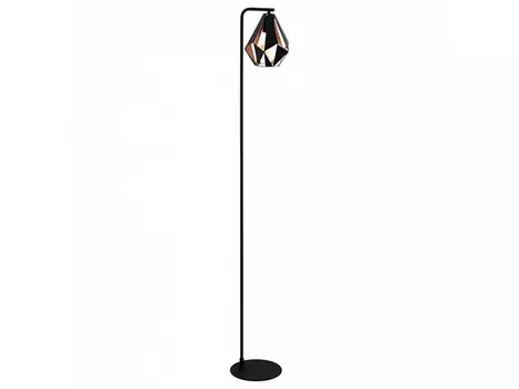 Торшер carlton 4 (eglo) черный 22x151x24 см.