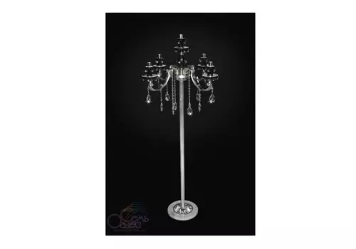 Торшер дженни (seven fires) серебристый 146 см.