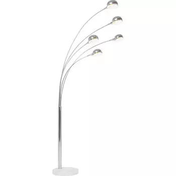 Торшер five fingers (kare) серебристый 85x215x108 см.