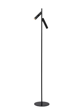 Торшер philon (lucide) черный 23x140x23 см.