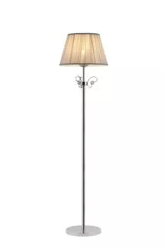 Торшер riccardo 165,5*40 (moderli) серый 40x165x40 см.