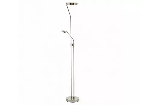 Торшер с подсветкой sarrione (eglo) серебристый 180 см.
