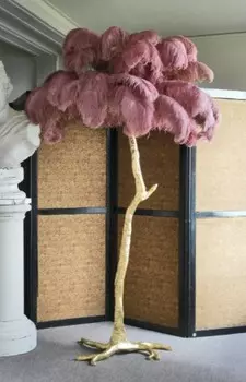 Торшер страусиные перья feather lamp, цвет: сиреневый (ist casa) фиолетовый