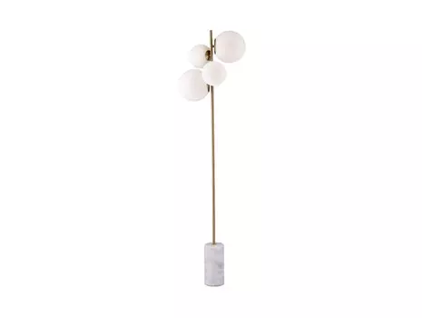 Торшер tempa (gramercy) золотой 35x155x35 см.