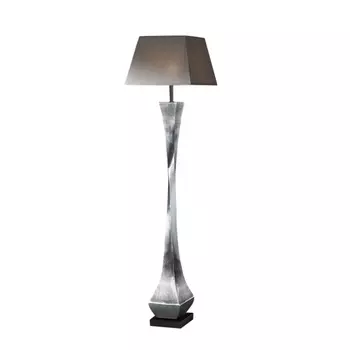 Торшер (to4rooms) серебристый 43x172x43 см.