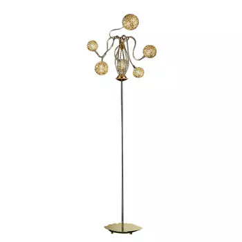 Торшер (to4rooms) золотой 65x196x65 см.