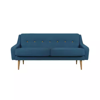 Трехместный диван одри m blue (vysotkahome) синий 185x85x85 см.