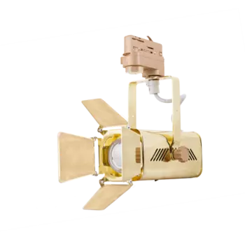 Трековый светодиодный светильник arte со шторками, 3000к, 15вт, gold (desondo) мультиколор