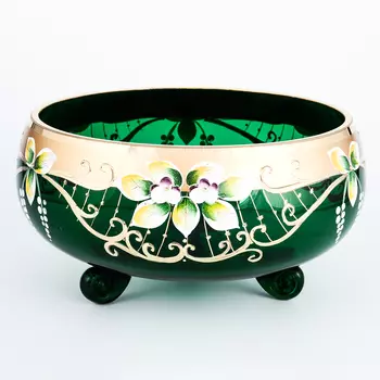 Тройножка зеленая bohemia star crystal 20см (star crystal) зеленый