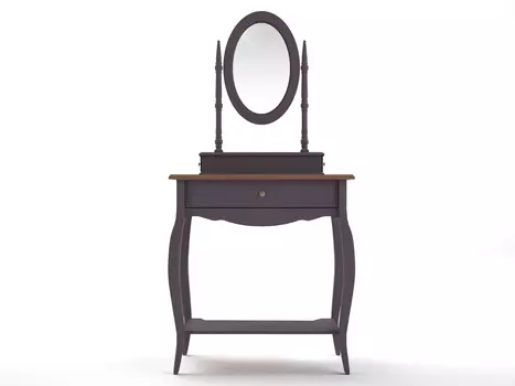 Туалетный столик leontina lavanda (etg-home) фиолетовый 70.0x142.0x40.0 см.