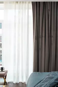 тюль ницца кремовый 275*320 (garda decor) белый 320x275 см.