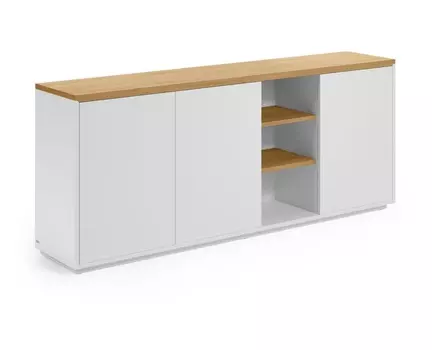 Тумба abilen (la forma) белый 180x75 см.