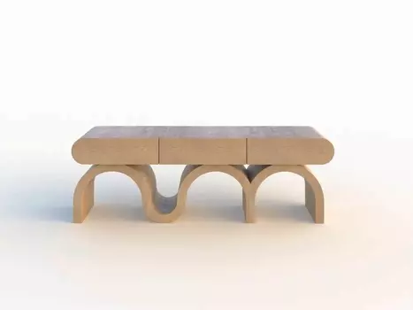 Тумба биосфера (odingeniy) коричневый 150x50x37 см.