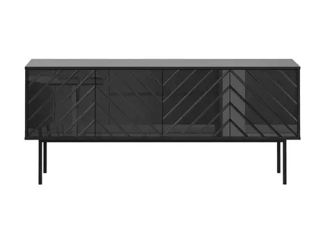 Тумба boho (ogogo) черный 164x71x40 см.