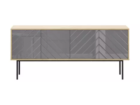 Тумба boho (ogogo) серый 164x71x40 см.