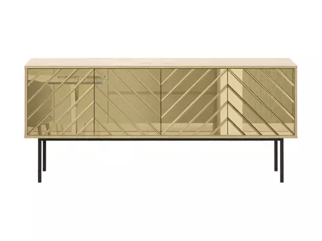 Тумба boho (ogogo) золотой 164x71x40 см.