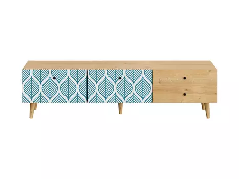 Тумба frida (ogogo) голубой 181x47x50 см.