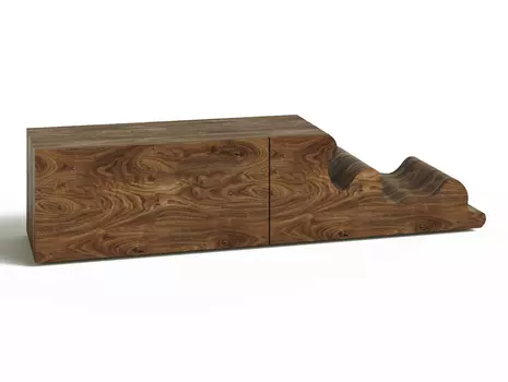 Тумба каньон (odingeniy) коричневый 175.0x40.0x40.0 см.