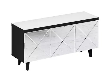 Тумба kristal (ogogo) черный 145x69x44 см.