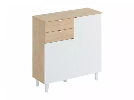 Тумба lattice (ogogo) белый 116x118x40 см.