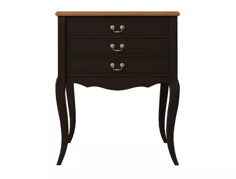 Тумба leontina black (etg-home) черный 60.0x74.0x39.0 см.