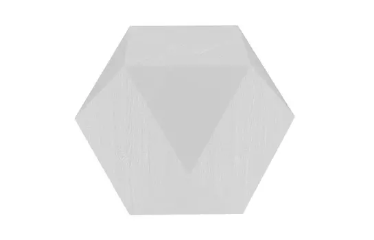 Тумба многогранник (odingeniy) белый 57.0x40.0x40.0 см.