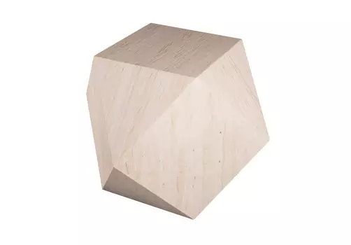 Тумба многогранник (odingeniy) бежевый 71.0x50.0x50.0 см.