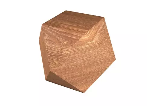 Тумба многогранник (odingeniy) коричневый 57.0x40.0x40.0 см.