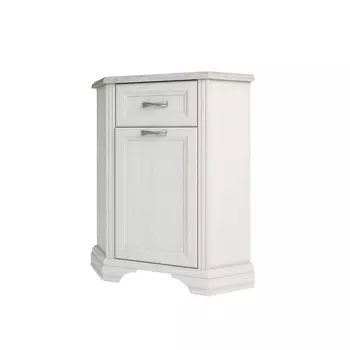 Тумба monako 1d1su (анрэкс) белый 60x95x60 см.