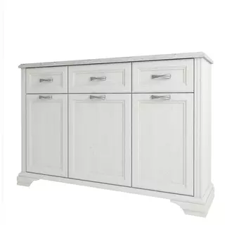 Тумба monako 3d3s (анрэкс) белый 144x95x37 см.