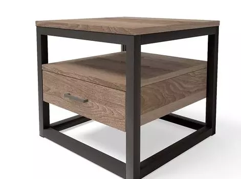 Тумба neo loft (millwood) коричневый 50x45x50 см.