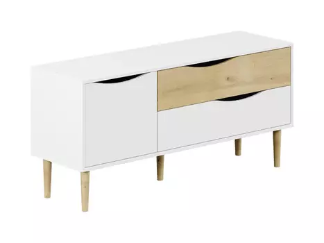 Тумба низкая like (ogogo) белый 133x62x40 см.