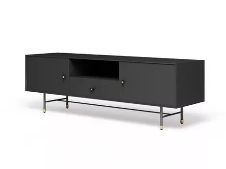 Тумба под тв eastwood (myfurnish) черный 170x55x45.5 см.