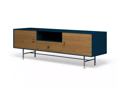 Тумба под тв eastwood (myfurnish) коричневый 170x55x45.5 см.