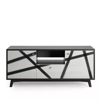 Тумба под тв france (the idea) черный 139x60x45 см.