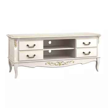 Тумба под тв gold wood (la neige) белый 146.0x48.0x60.0 см.