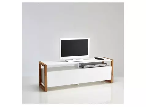 Тумба под тв (laredoute) белый 120x40x33 см.