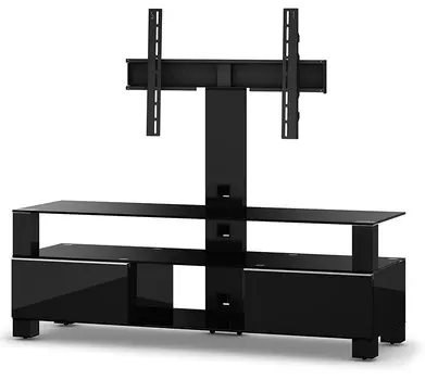 Тумба под тв md 8143 b-hblk-blk (sonorous) черный 140.0x130.0x44.0 см.