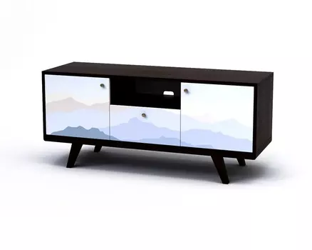 Тумба под тв thimon (the idea) серый 135.0x60.0x45.0 см.