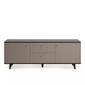 Тумба под тв twin (the idea) серый 166x60x45 см.