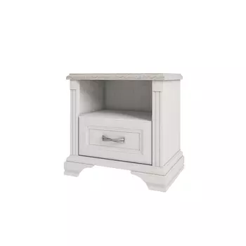 Тумба прикроватная 1s monako (анрэкс) серый 54x53x37 см.