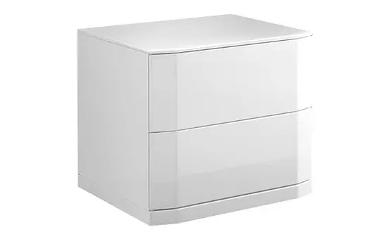 Тумба прикроватная (dupen) белый 54x46x42 см.